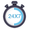 24X7 icon